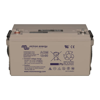 Victron 12V 90Ah AGM Deep Cycle Battery (M6 Insert) - BAT412800085 - SolarBox