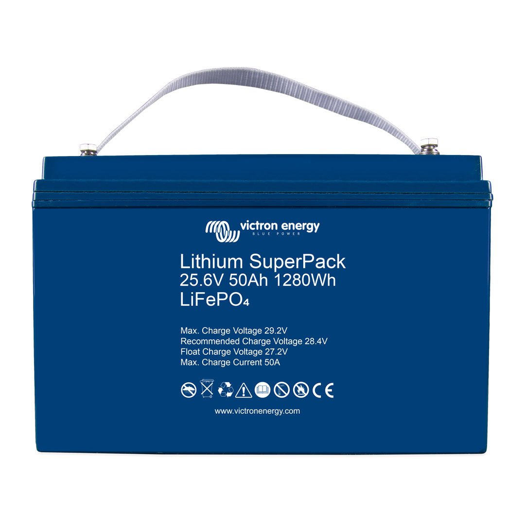 Victron 25.6V 50Ah Lithium SuperPack - BAT524050705 - SolarBox