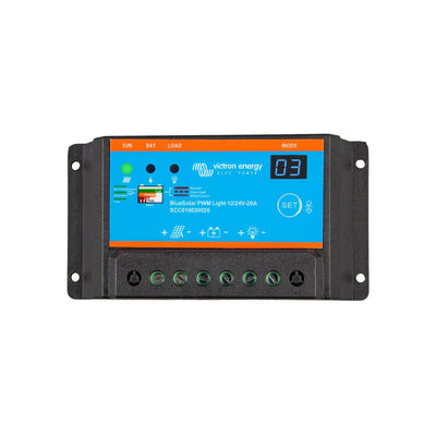 Victron BlueSolar PWM - Light Charge Controller 12/24V - 20A - SCC010020020 - SolarBox