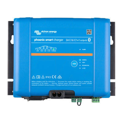 Victron Phoenix Smart IP43 Charger 24/16 (1+1) 120 - 240V - PSC241651095 - SolarBox