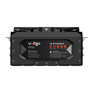 VoltGo 12.8V 400Ah IP65 LiFePO4 Battery with Bluetooth/CAN/RS485 - VLRV5120A - SolarBox