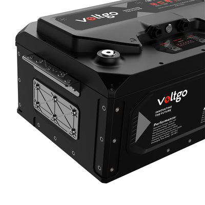 VoltGo 25.6V 100Ah IP65 LiFePO4 Battery with Bluetooth/CAN/RS485 - VLRV2560B - SolarBox