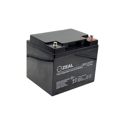 Zeal 12V 45Ah AGM Battery - SA12V45 - SolarBox