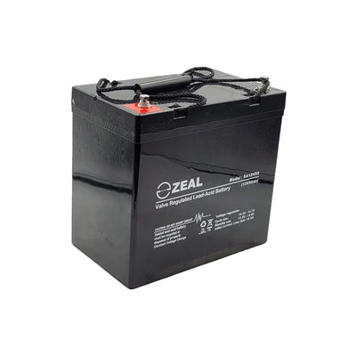 Zeal 12V 55Ah AGM Battery - SA12V55 - SolarBox