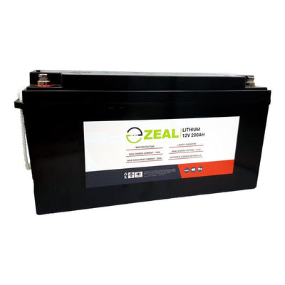 Zeal Lithium 12V 200Ah LiFePO4 Battery - SLZ12V200S - SolarBox