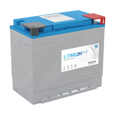 Discover Lithium Blue 25.6V 100Ah LiFePO4 Battery - DLB-GC12-24V