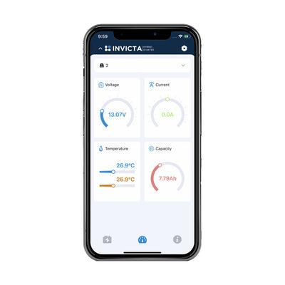 Invicta Hybrid Lithium Bluetooth Monitoring