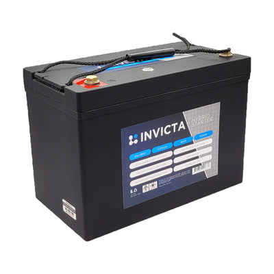Invicta 12V 80Ah 1200CCA 95D Hybrid Lithium Battery - SNLH95D