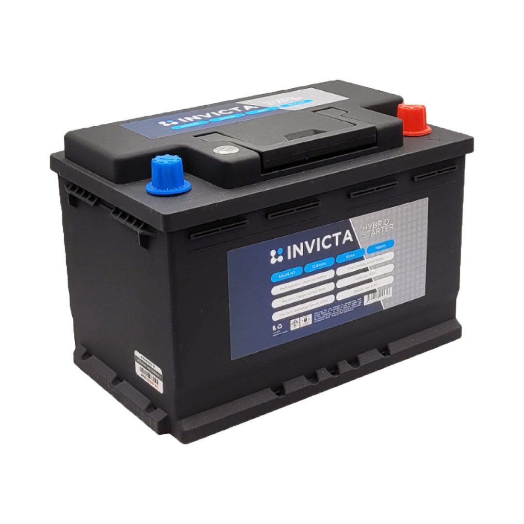 Invicta 12V 60Ah 1000CCA LN3 Hybrid Lithium Battery - SNLHLN3