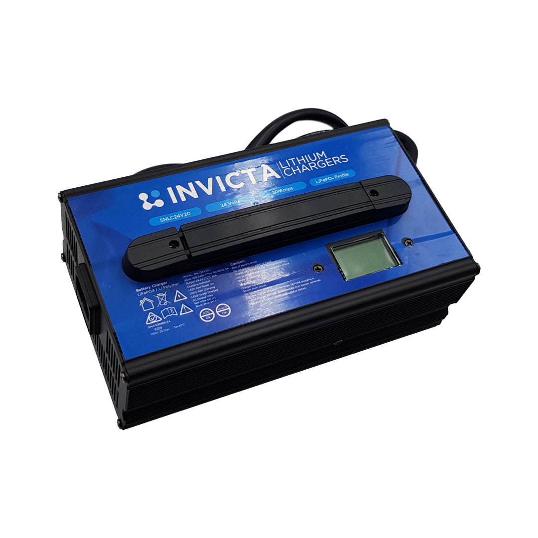 Invicta 24V 20A Lithium Charger - SNLC24V20
