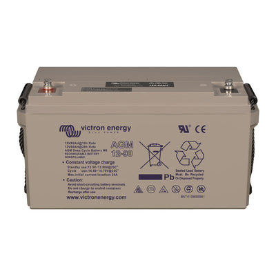 Victron 12V 90Ah AGM Deep Cycle Battery (M6 Insert) - BAT412800085