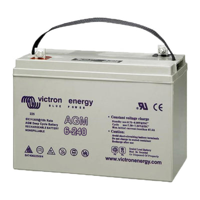 Victron 6V 240Ah AGM Deep Cycle Battery (M8 Flag) - BAT406225084