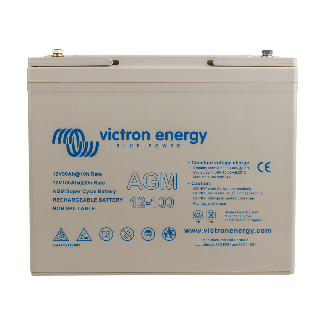 Victron 12V 100Ah AGM Super Cycle Battery (M6 Insert) - BAT412110081