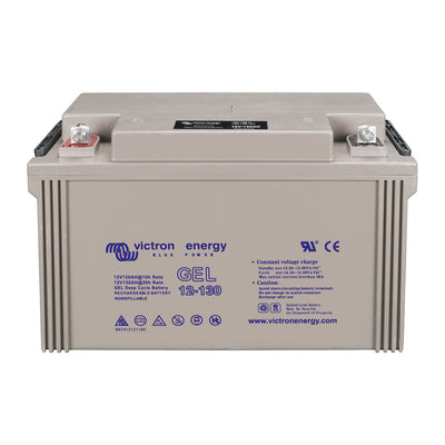 Victron 12V 130Ah Gel Deep Cycle Battery (M8 Flag) - BAT412121104