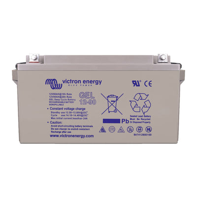 Victron 12V 90Ah Gel Deep Cycle Battery (M6 Flag) - BAT412800104