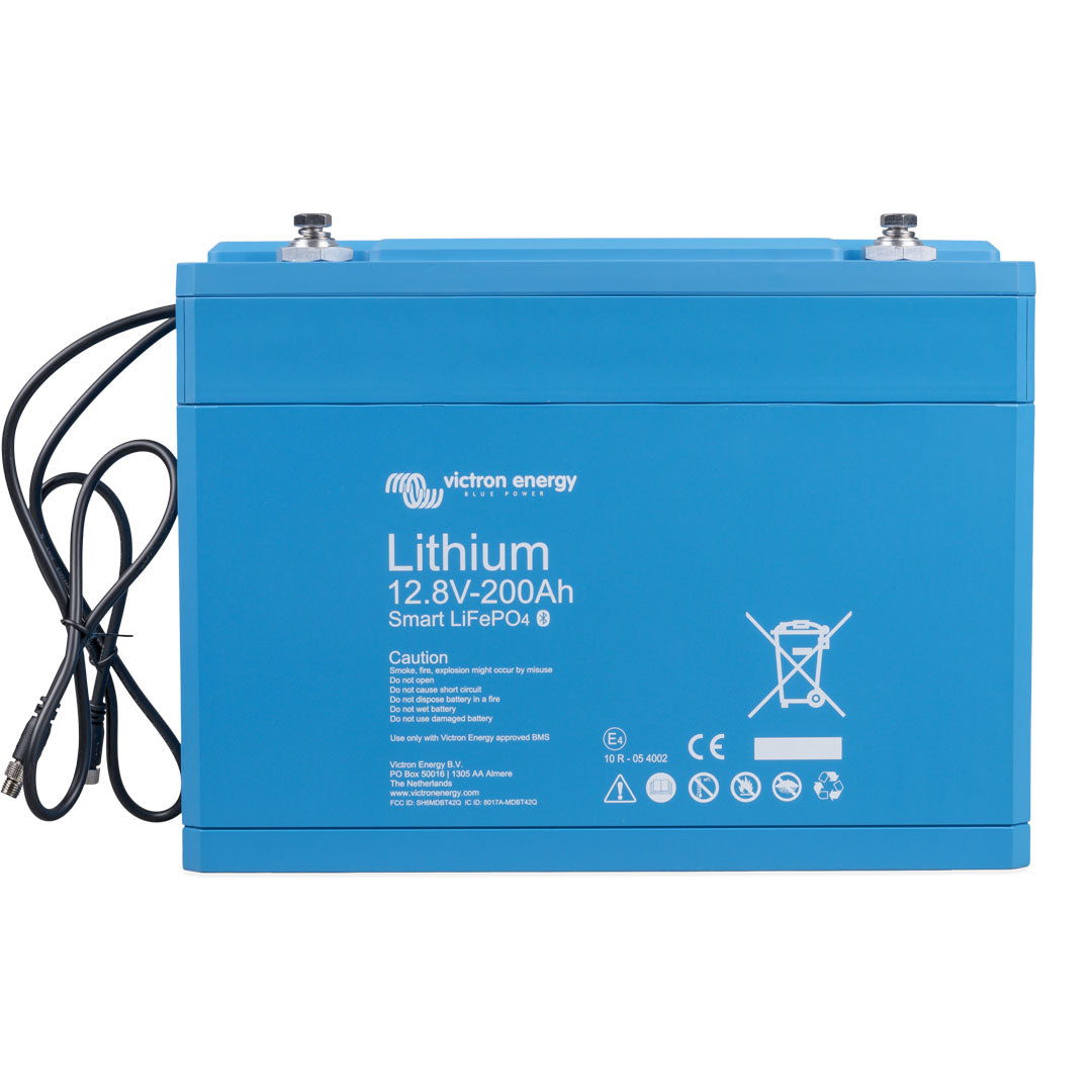 Victron 12.8V 200Ah LiFePO4 Battery Smart - BAT512120610