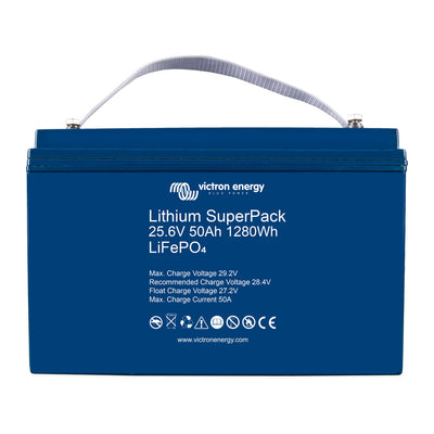 Victron 25.6V 50Ah Lithium SuperPack - BAT524050705