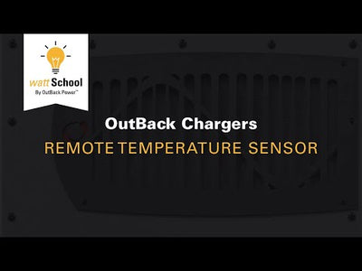OutBack Power Remote Temperature Sensor Video