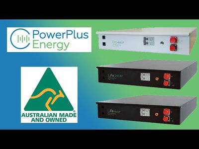 PowerPlus Energy 24V 3.3kWh Lithium Ferro Phosphate Battery - LiFe2433P
